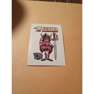 1983 General Mills Zero Heroes Trading Card Sticker Card Vintage #17